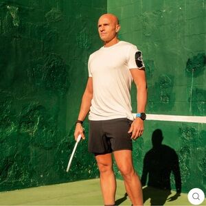 NWT, Vorzani TRITON - MEN'S HYBRID SHORT - ORCA BLACK, M